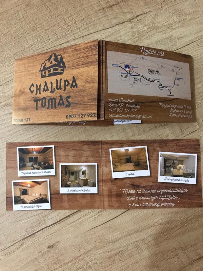 Chalupa Tomas Ždiar Екстериор снимка